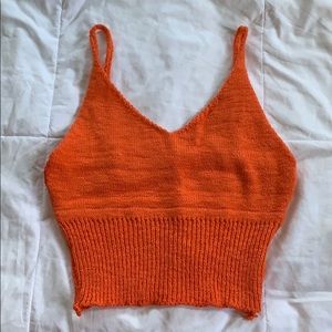 Orange Crop Top